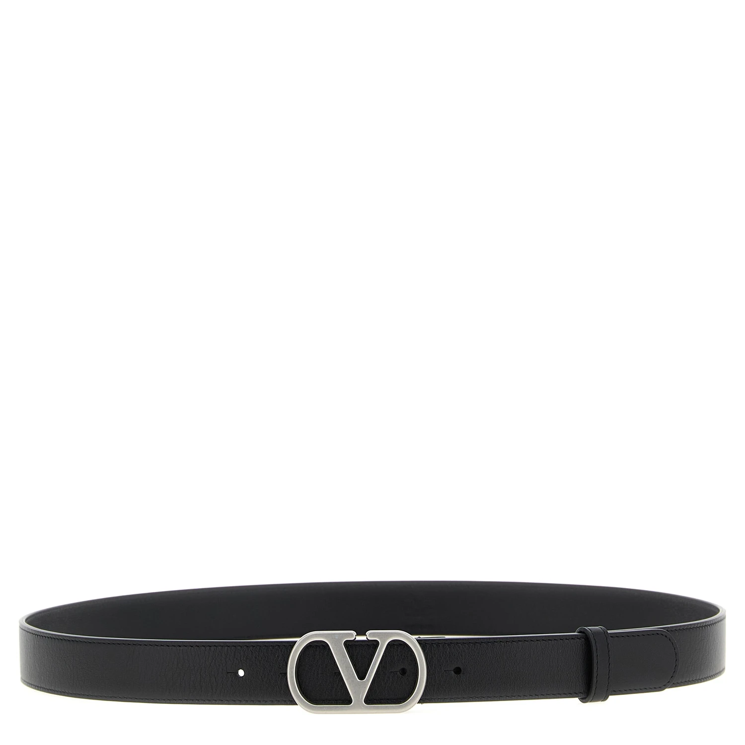 Black Calfskin Regular Belt