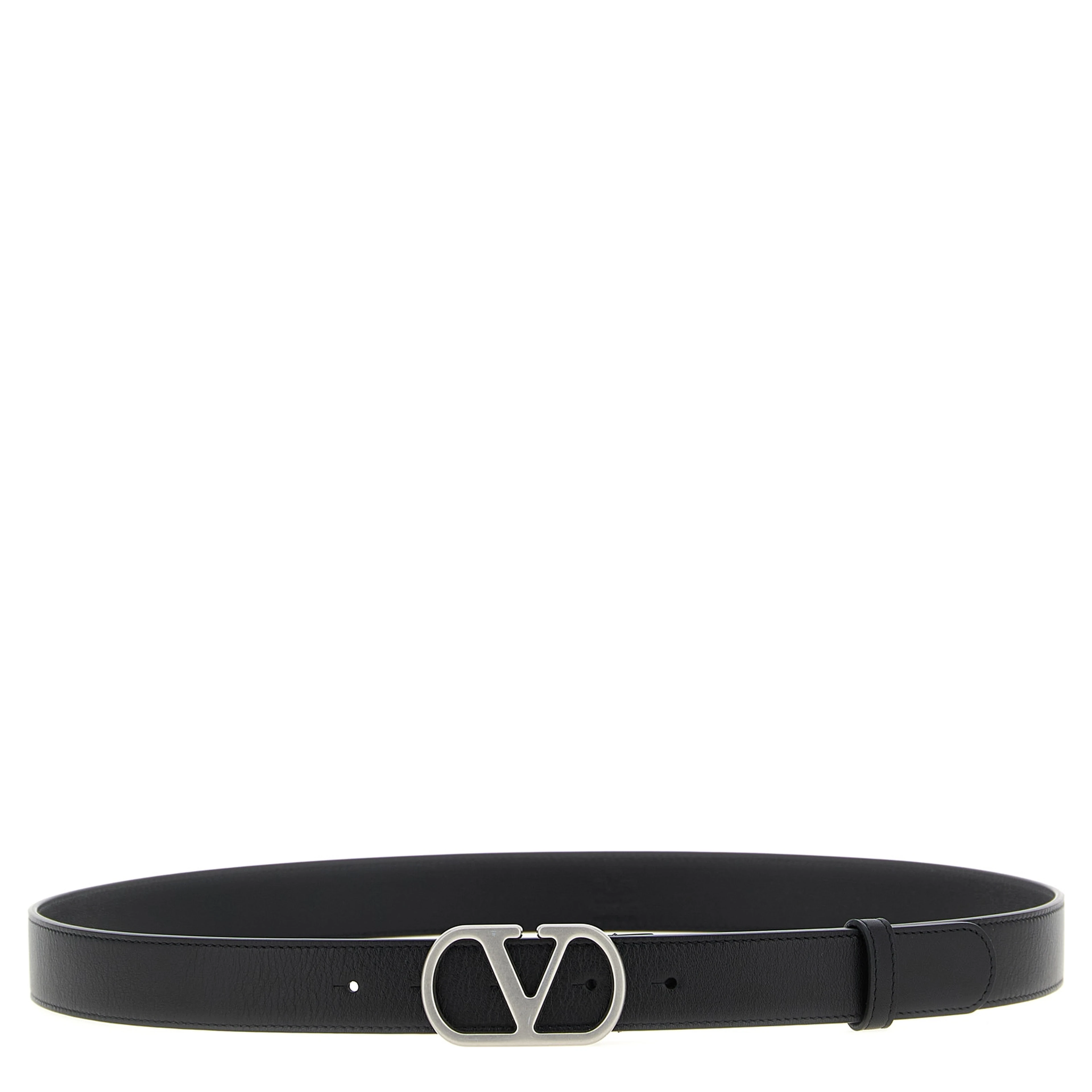 Black Calfskin Regular Belt