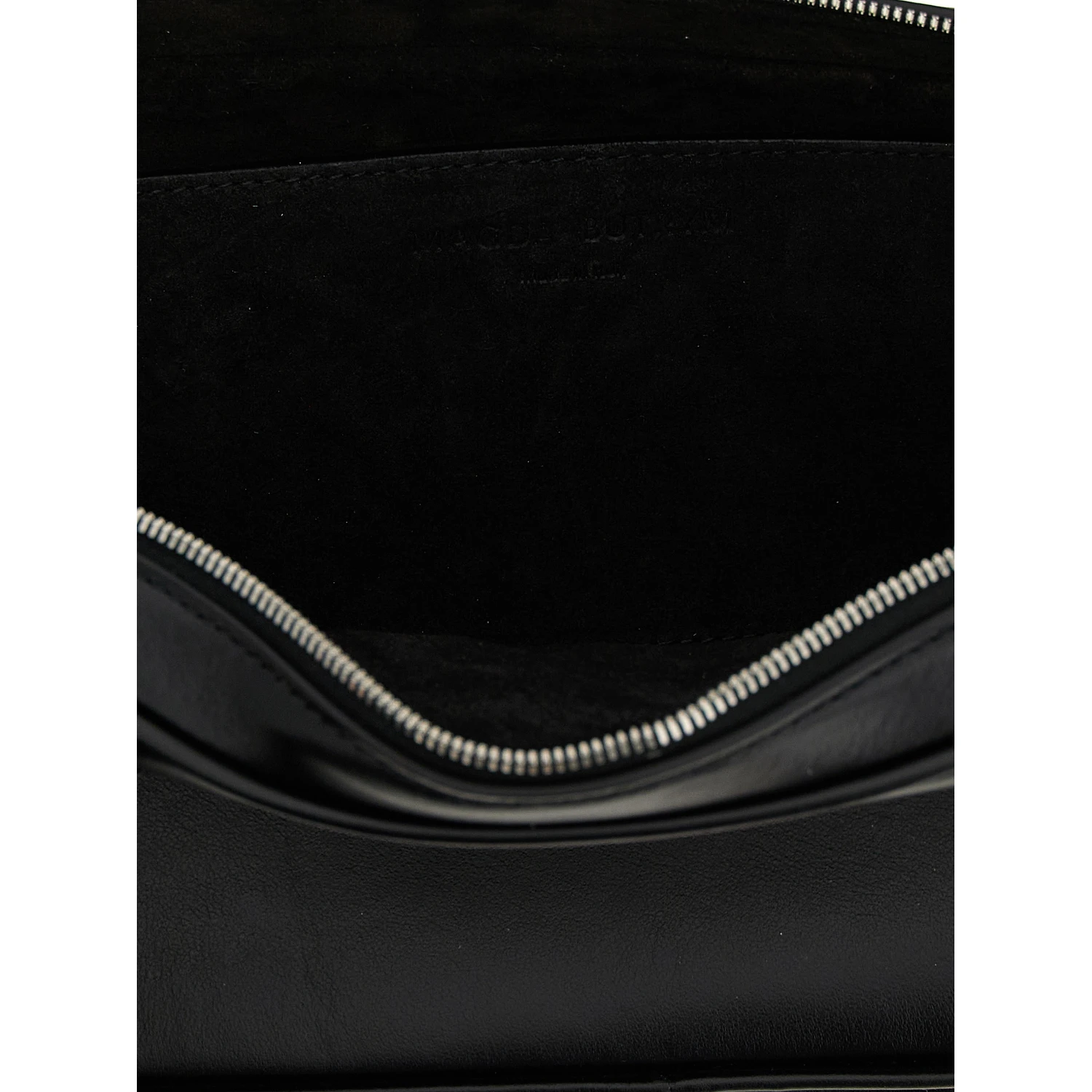 Black Calfskin Shoulder Bag