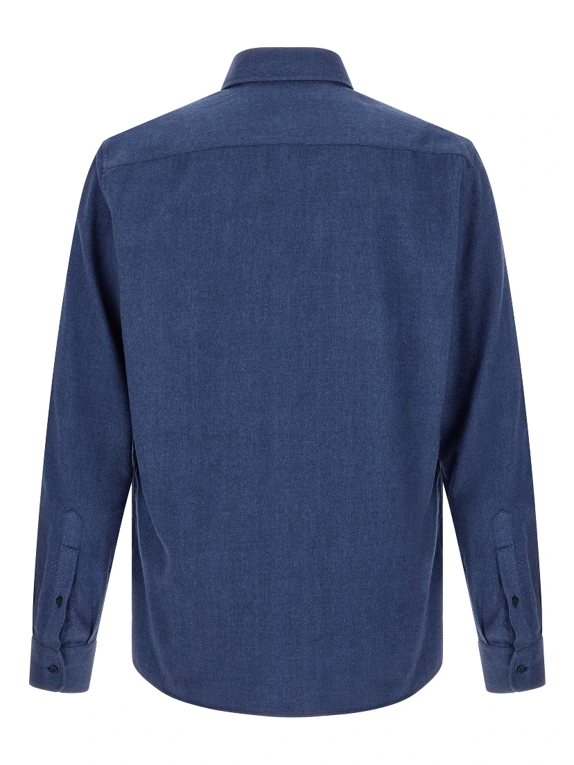 Blue Cotton Blouse