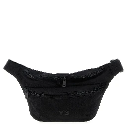 Black Polyamide Crossbody Bag