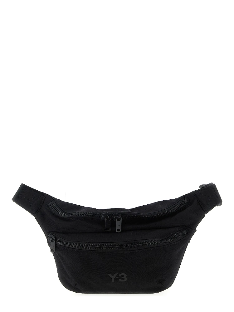 Black Polyamide Crossbody Bag