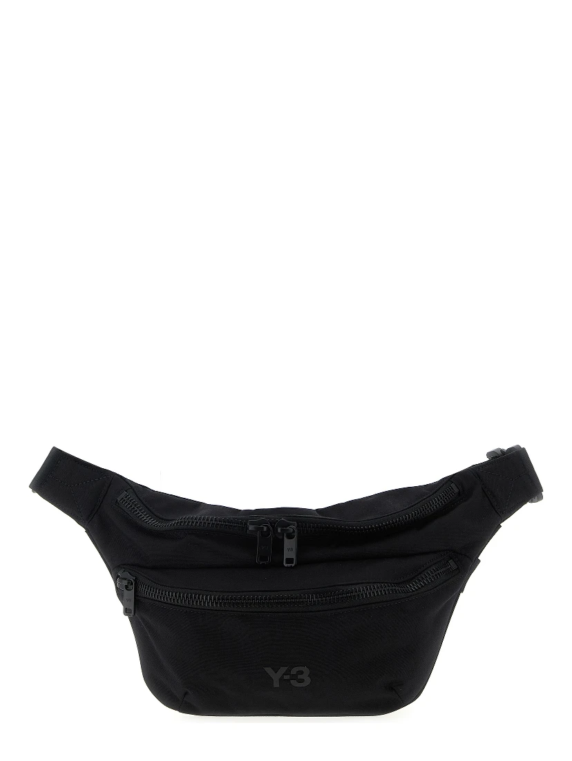 Black Polyamide Crossbody Bag