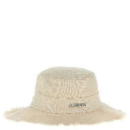 White Cotton Bucket Hat