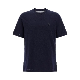 Blue Cotton T-Shirt