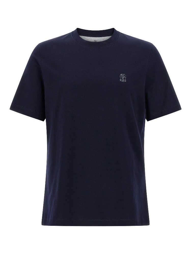 Blue Cotton T-Shirt