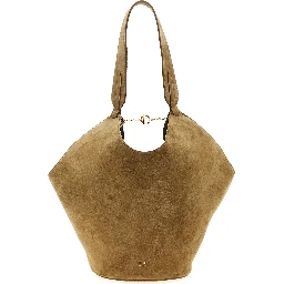 Brown Calfskin Tote Bag