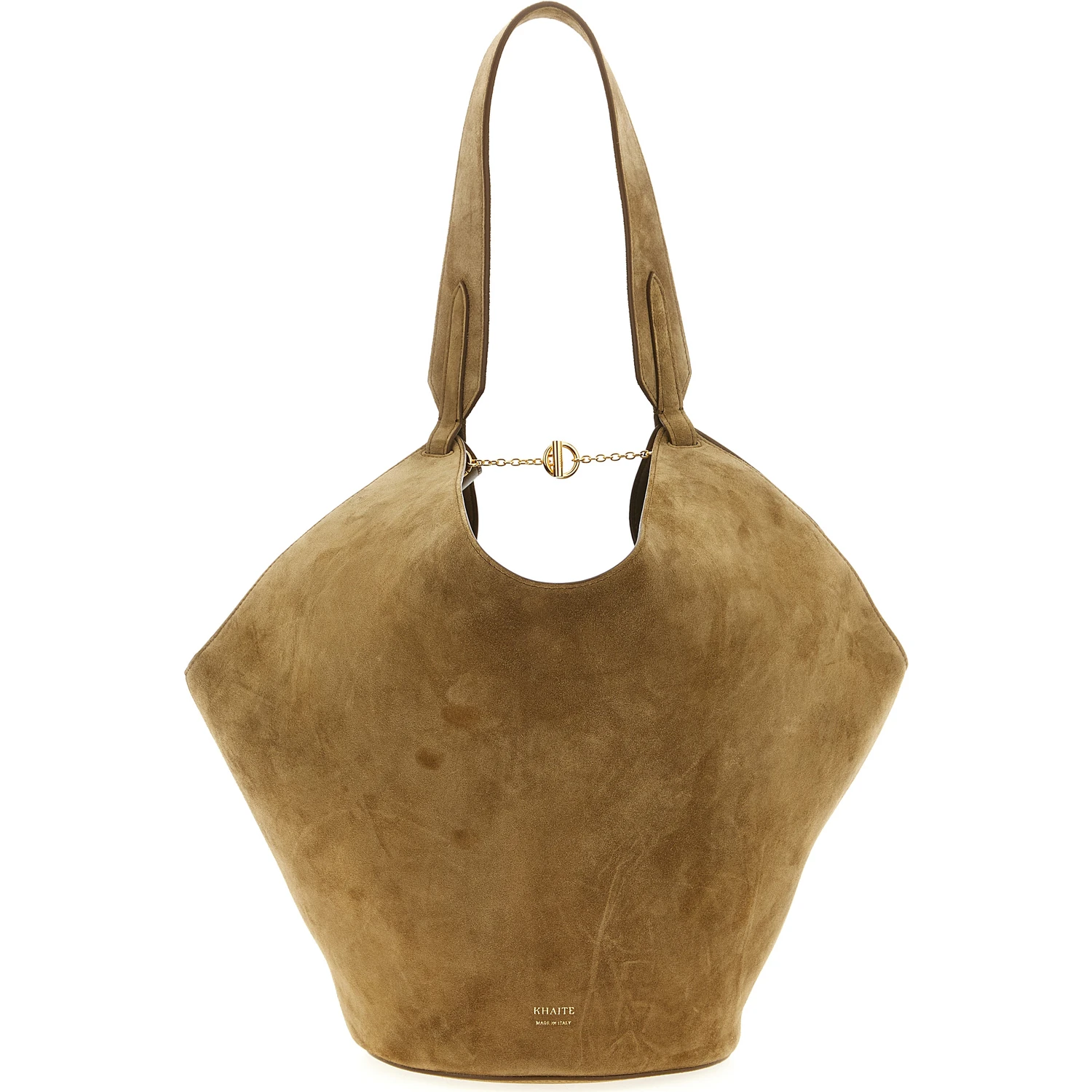 Brown Calfskin Tote Bag