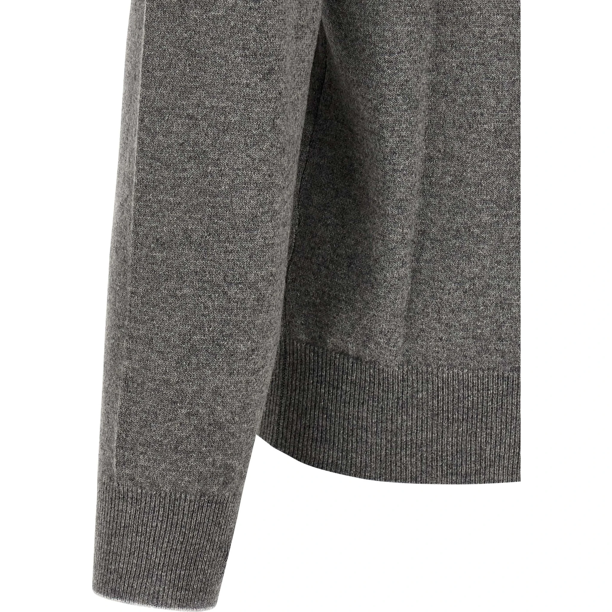Gray Cashmere Cardigan