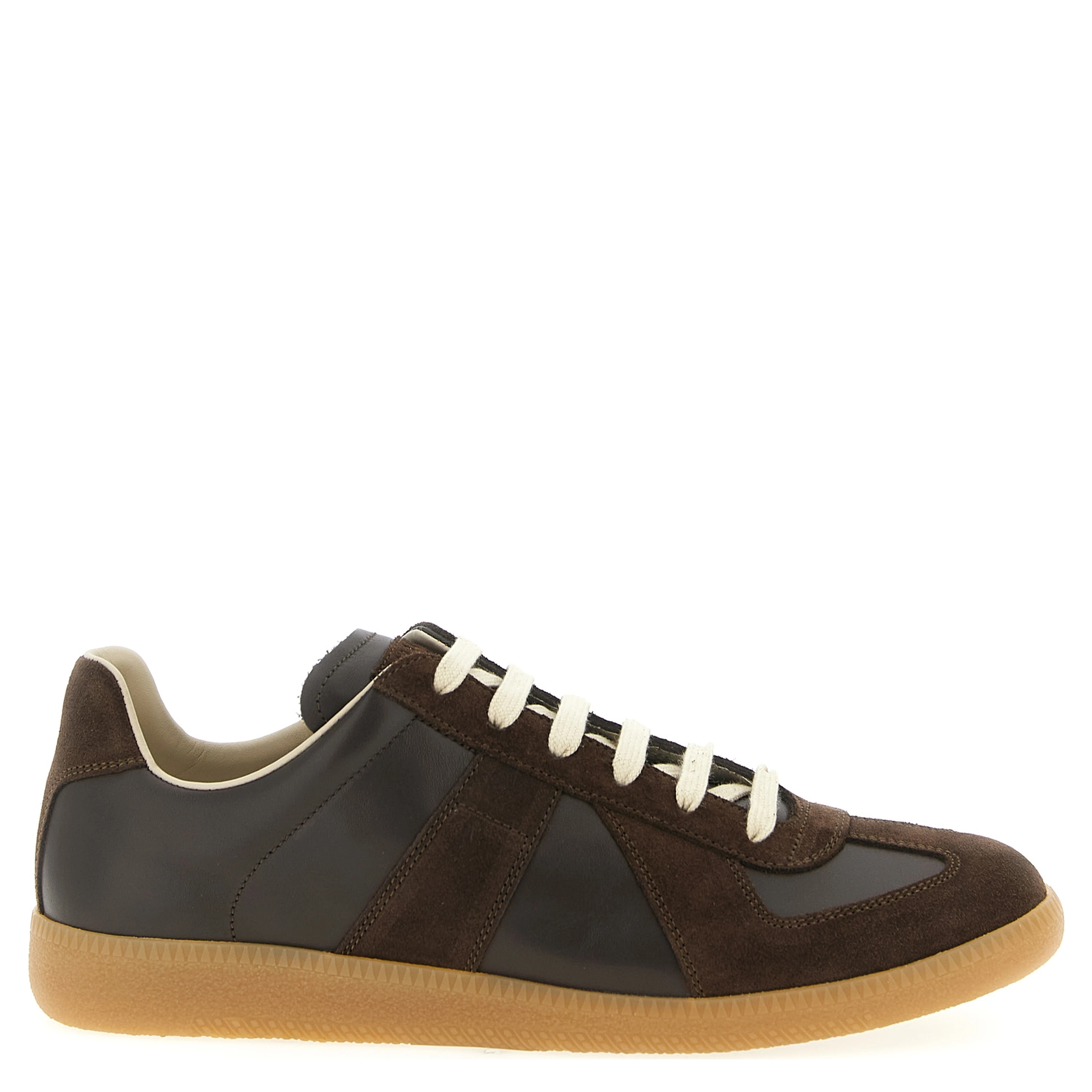 Brown Calfskin Athletic Sneakers