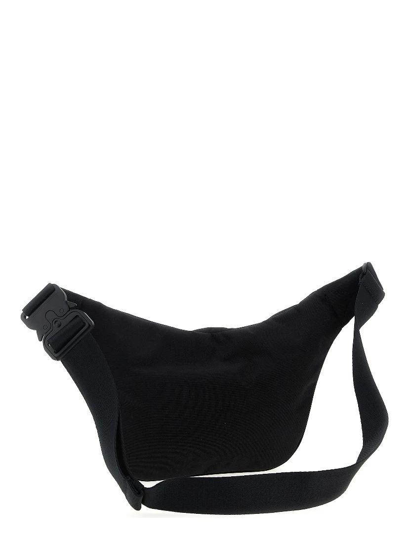 Black Polyamide Crossbody Bag