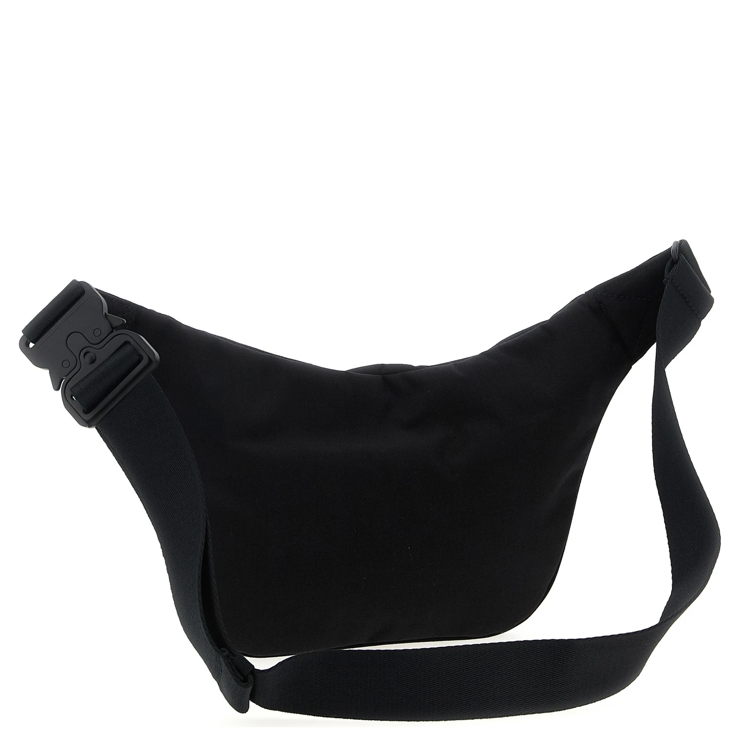 Black Polyamide Crossbody Bag