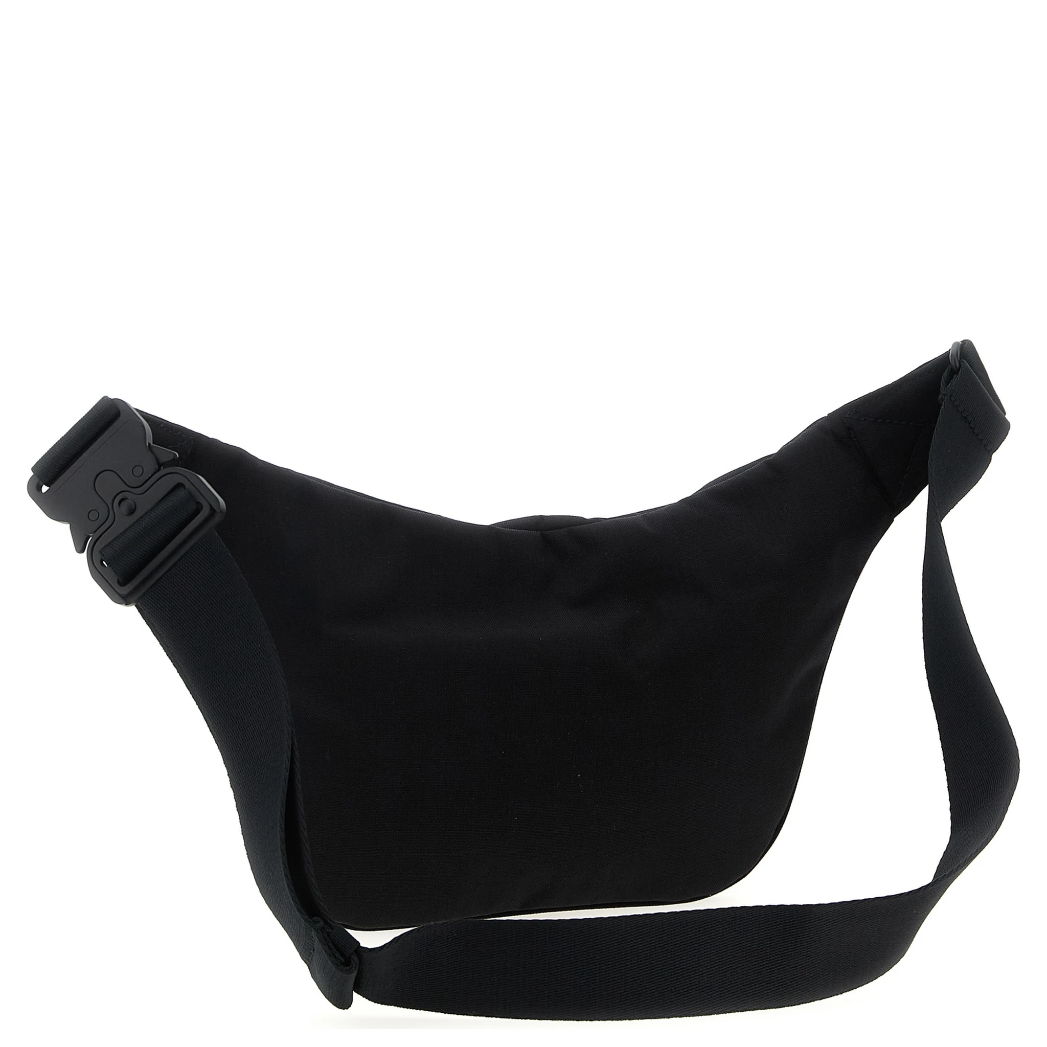 Black Polyamide Crossbody Bag