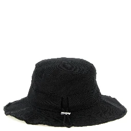 Black Cotton Bucket Hat