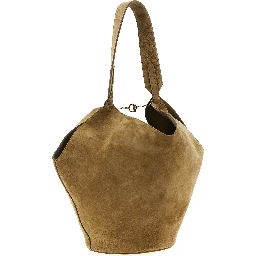 Brown Calfskin Tote Bag