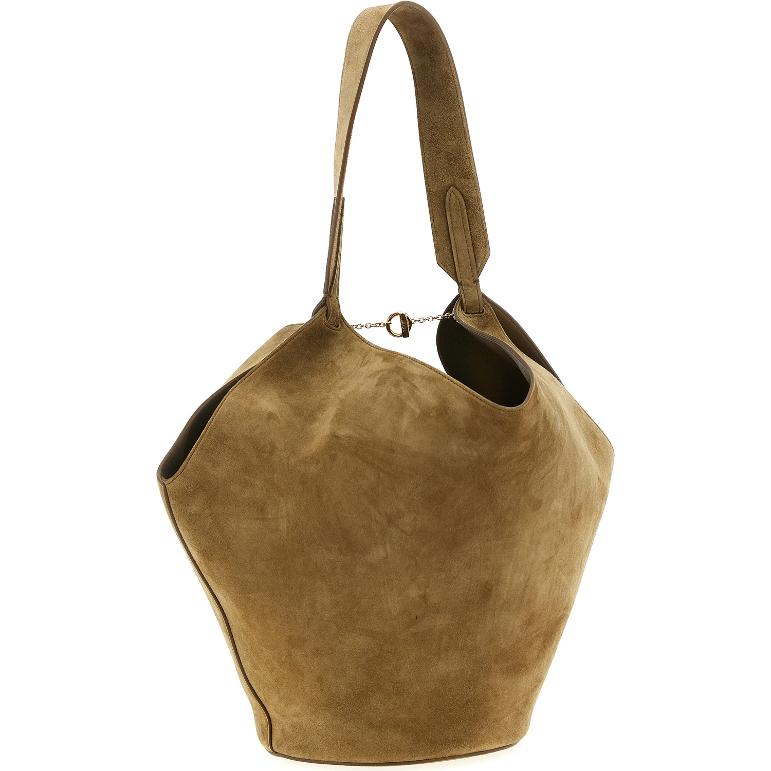 Brown Calfskin Tote Bag