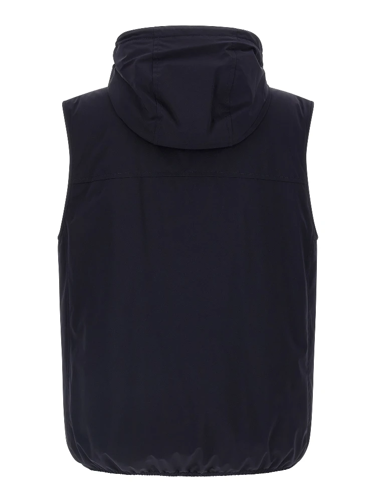 Blue Polyamide Sleeveless Jacket alternative