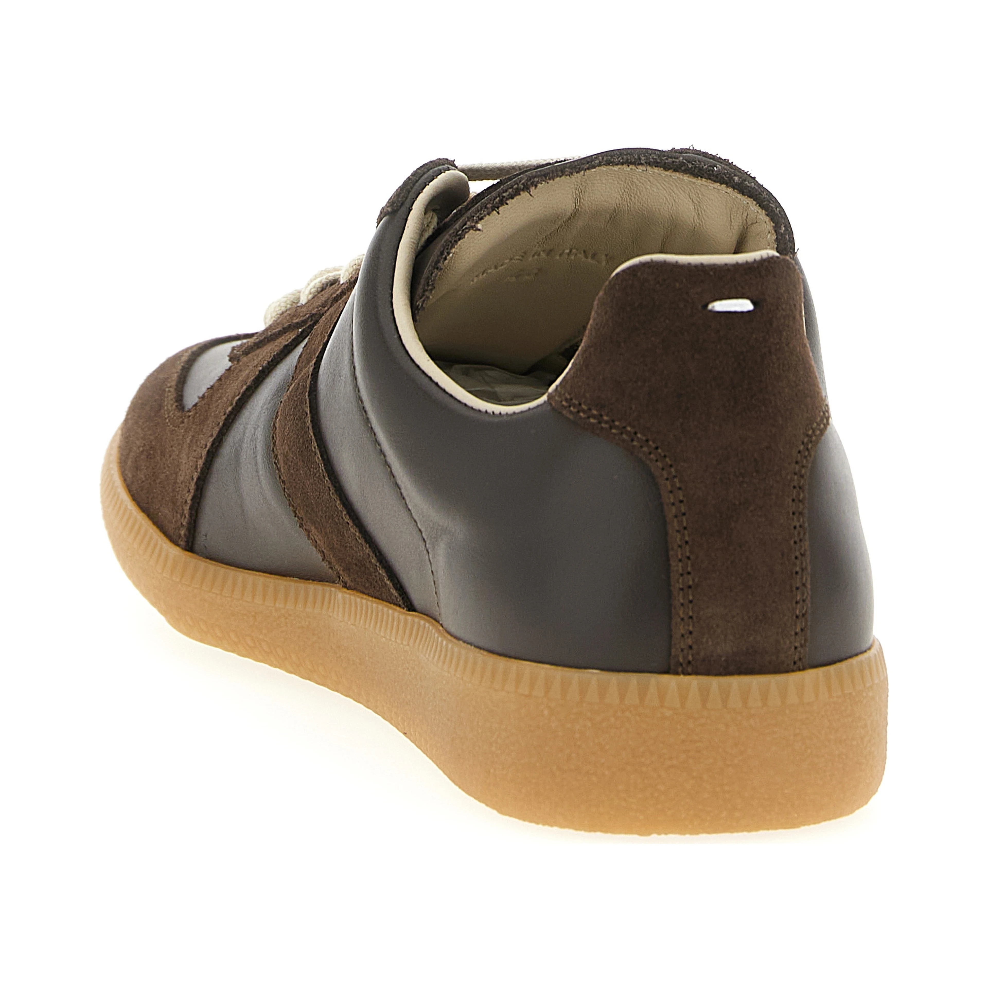 Brown Calfskin Athletic Sneakers