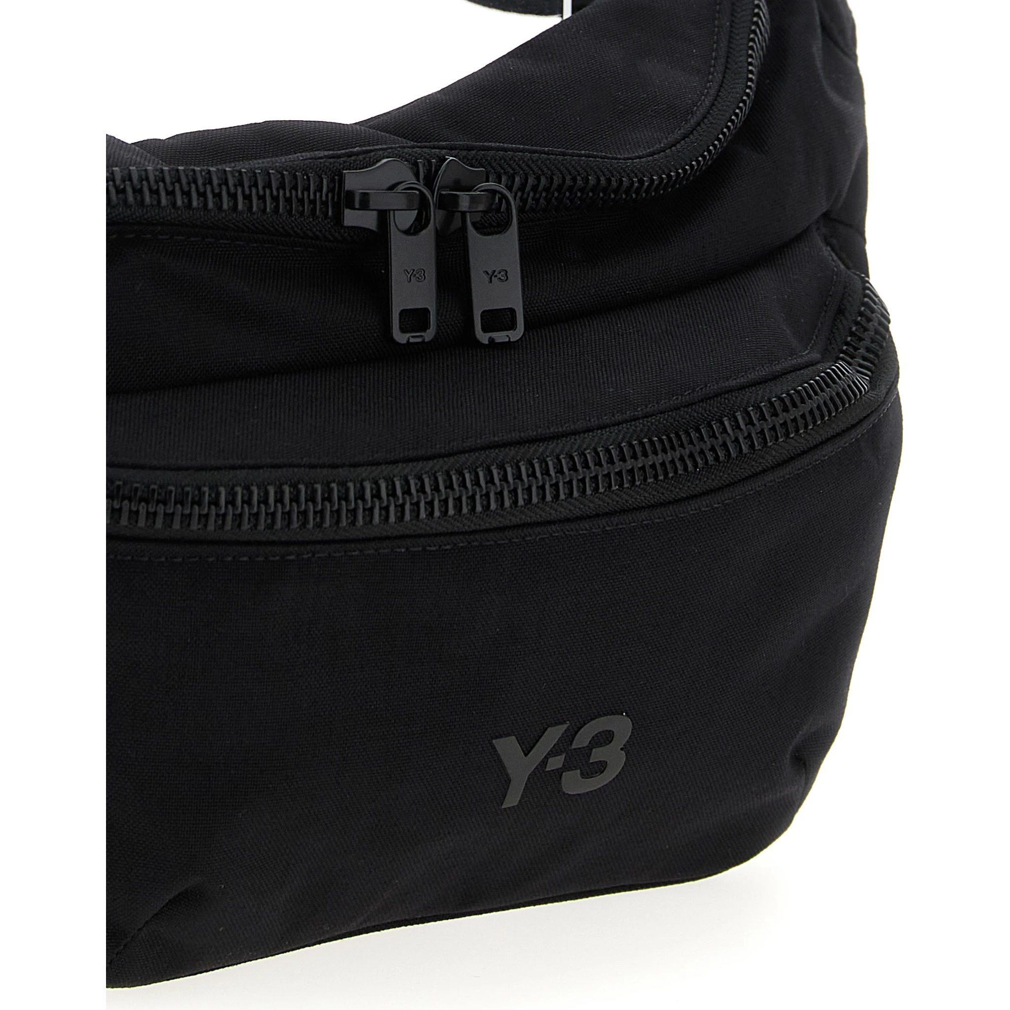 Black Polyamide Crossbody Bag