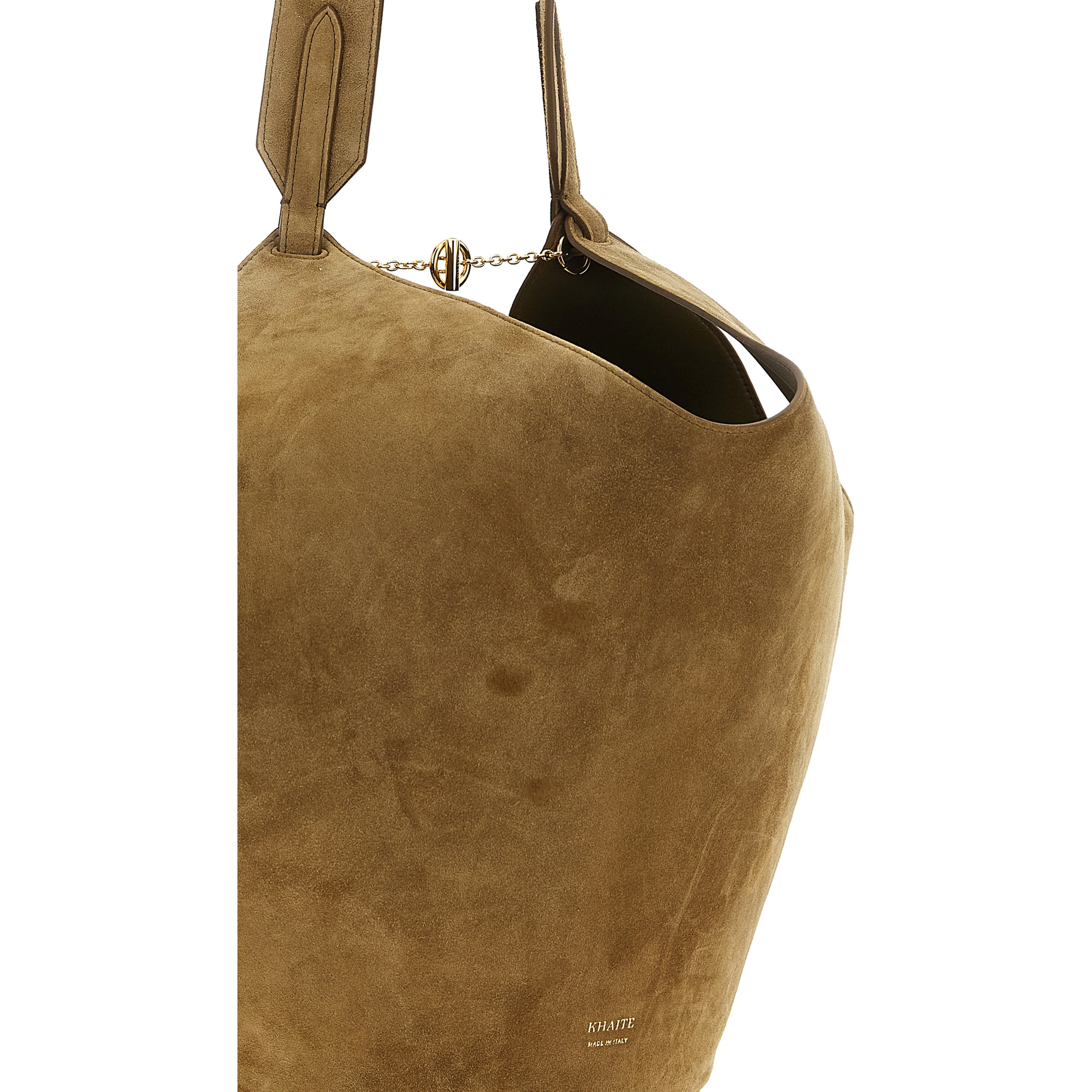 Brown Calfskin Tote Bag