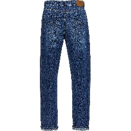Blue Cotton Relaxed Fit Jeans