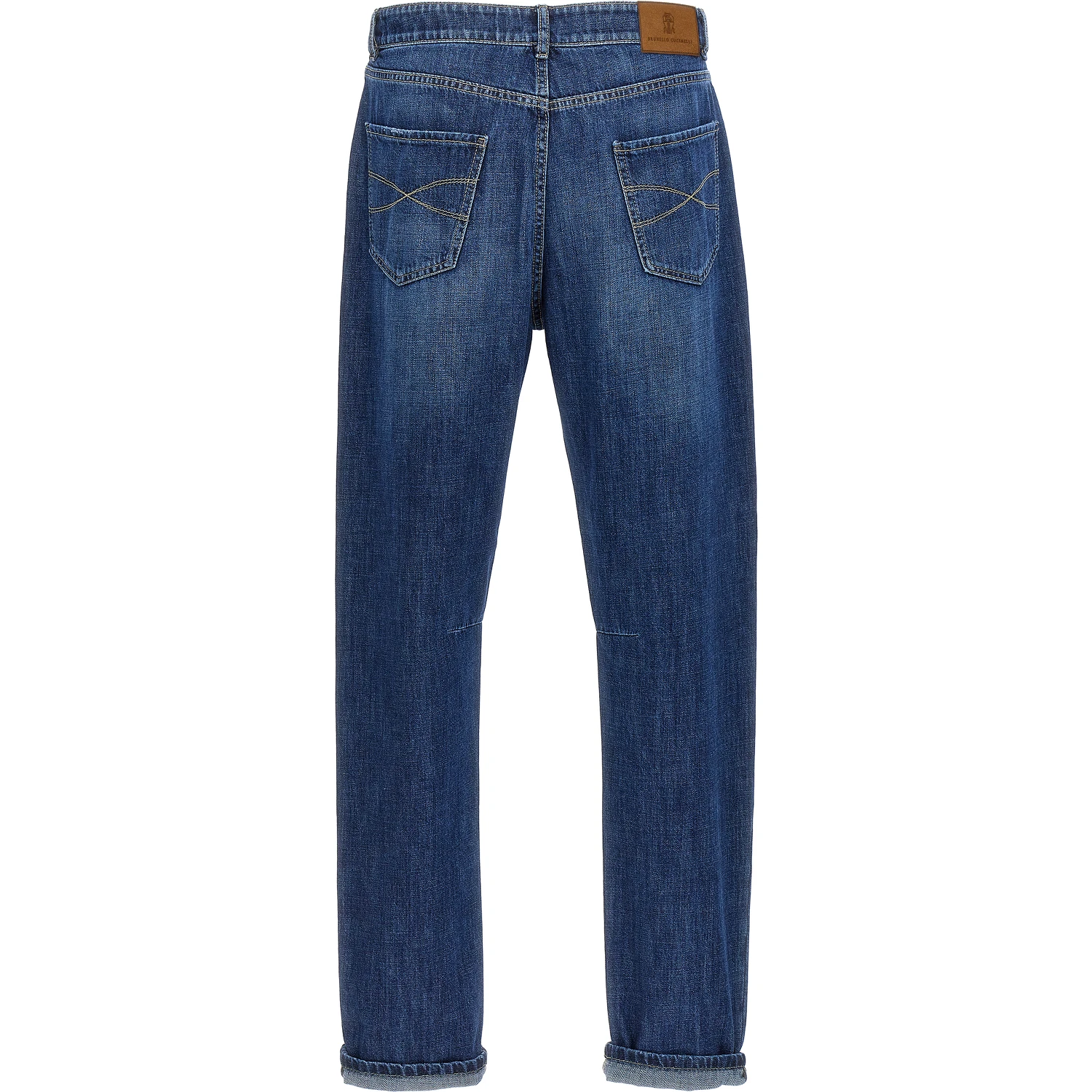 Blue Cotton Relaxed Fit Jeans