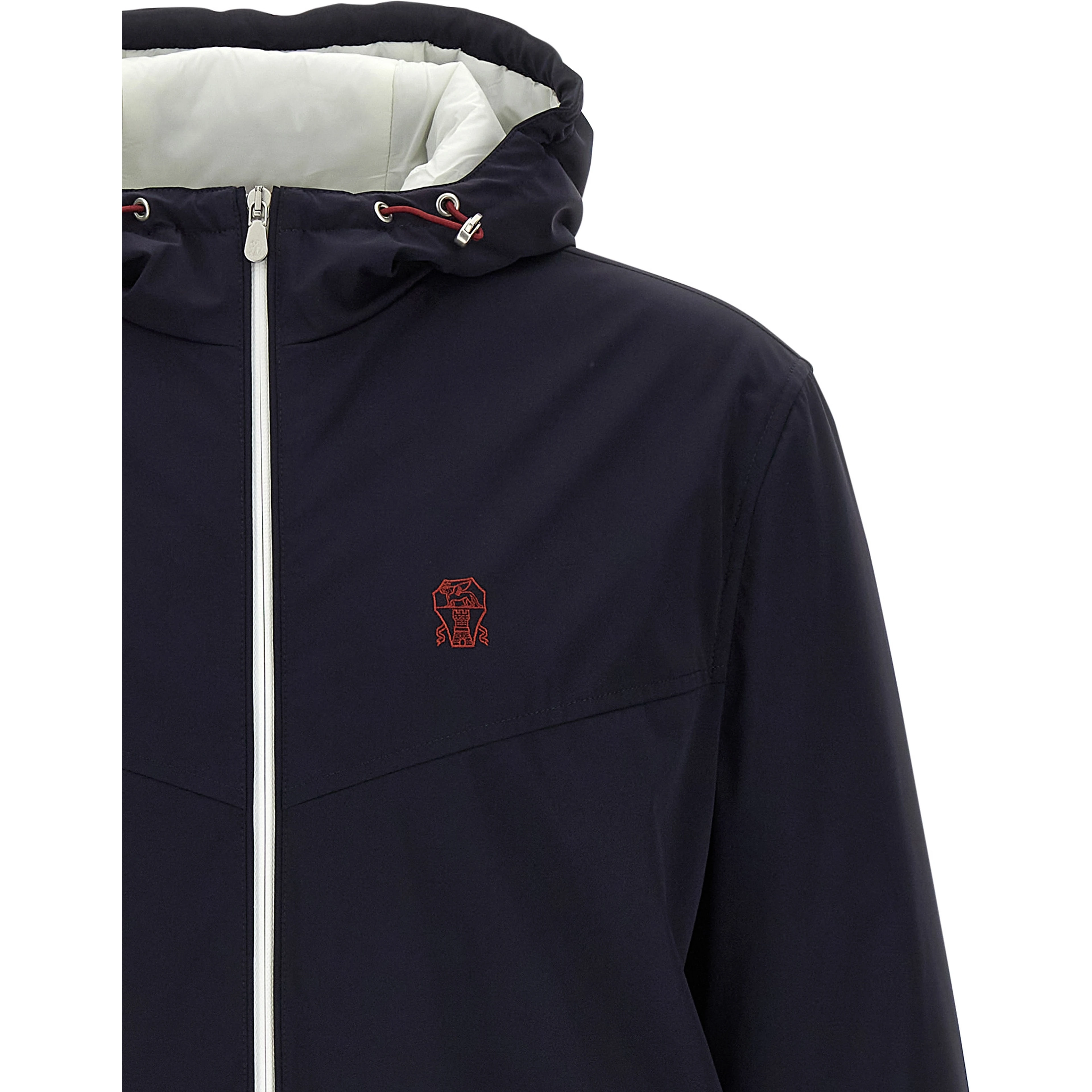 Blue Polyamide Shell Jacket