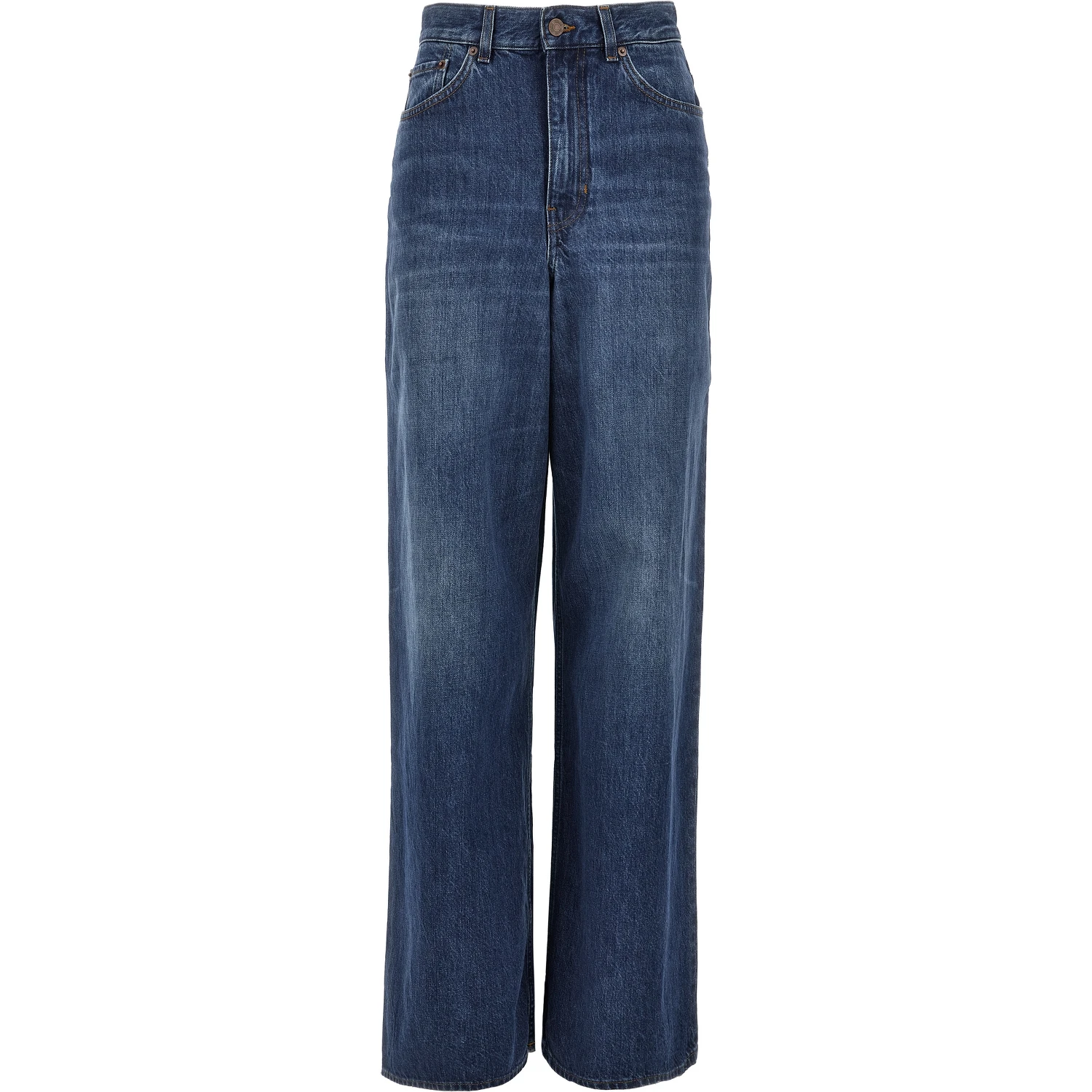 Blue Cotton Jeans Denim