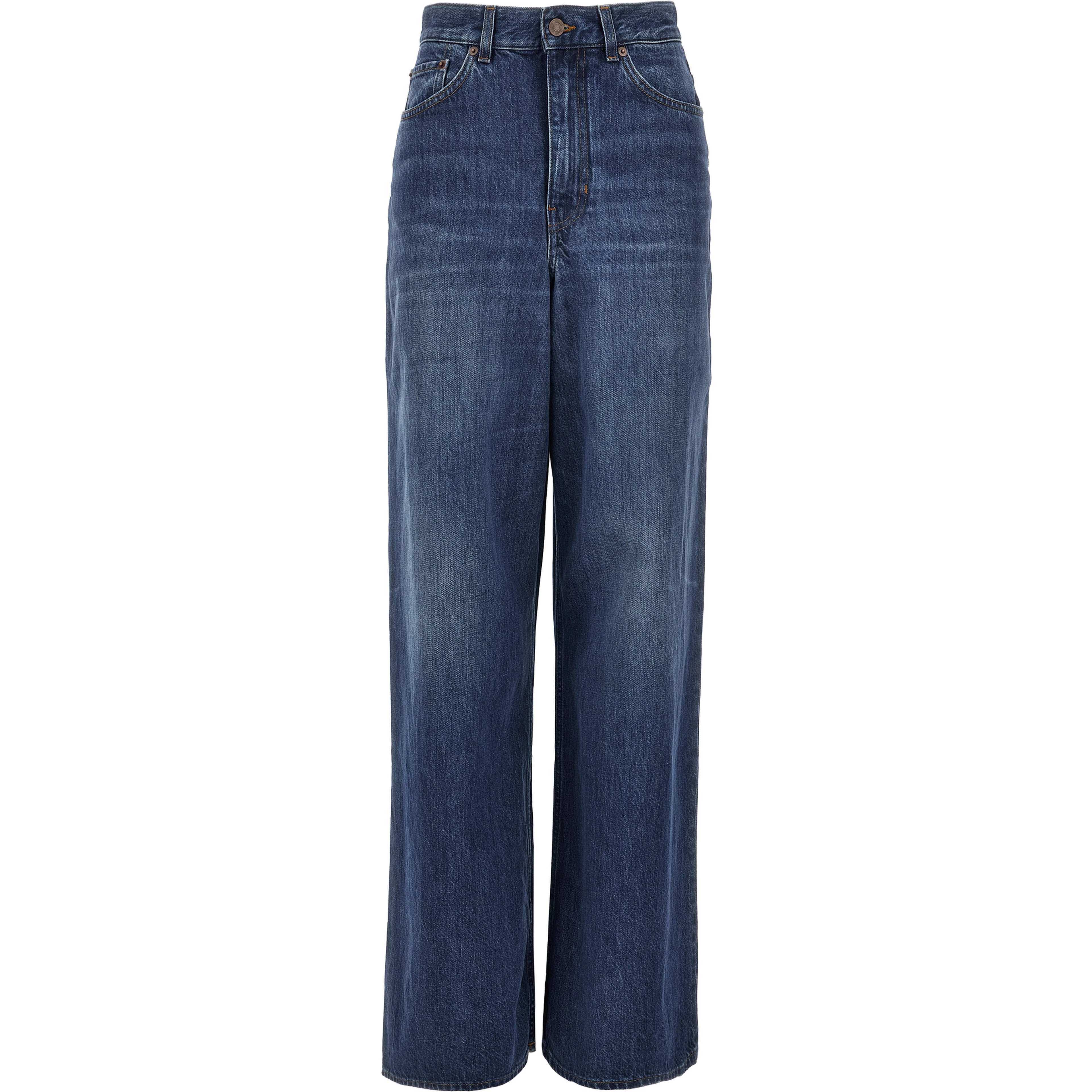 Blue Cotton Jeans Denim