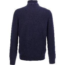 Blue Cashmere Cardigan