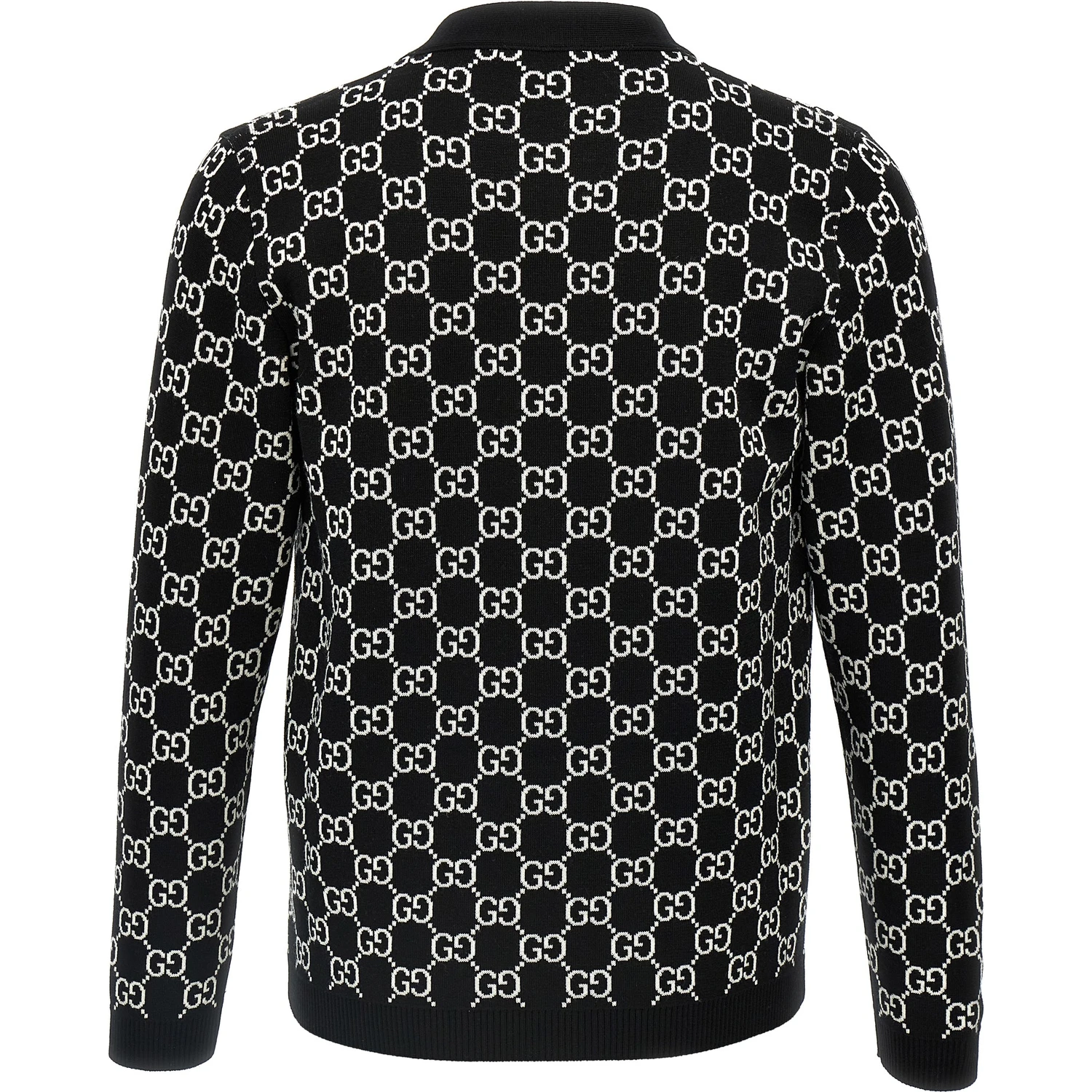 Bicolor Wool Cardigan