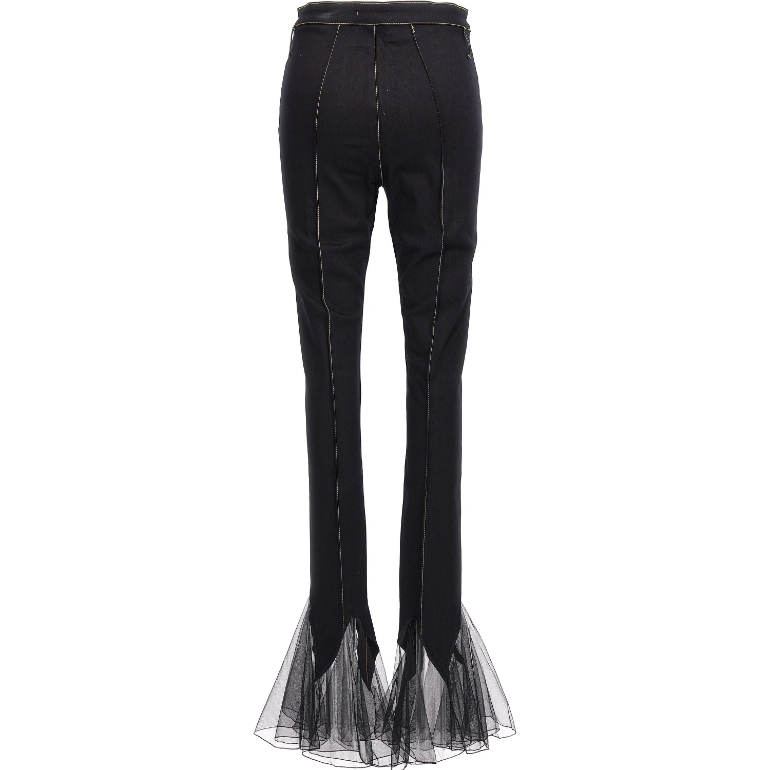 Black Cotton Slim Fit Jeans