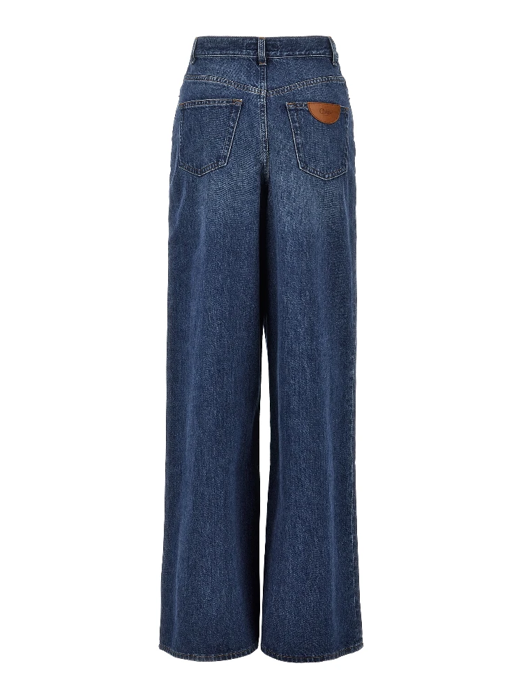 Blue Cotton Jeans Denim alternative