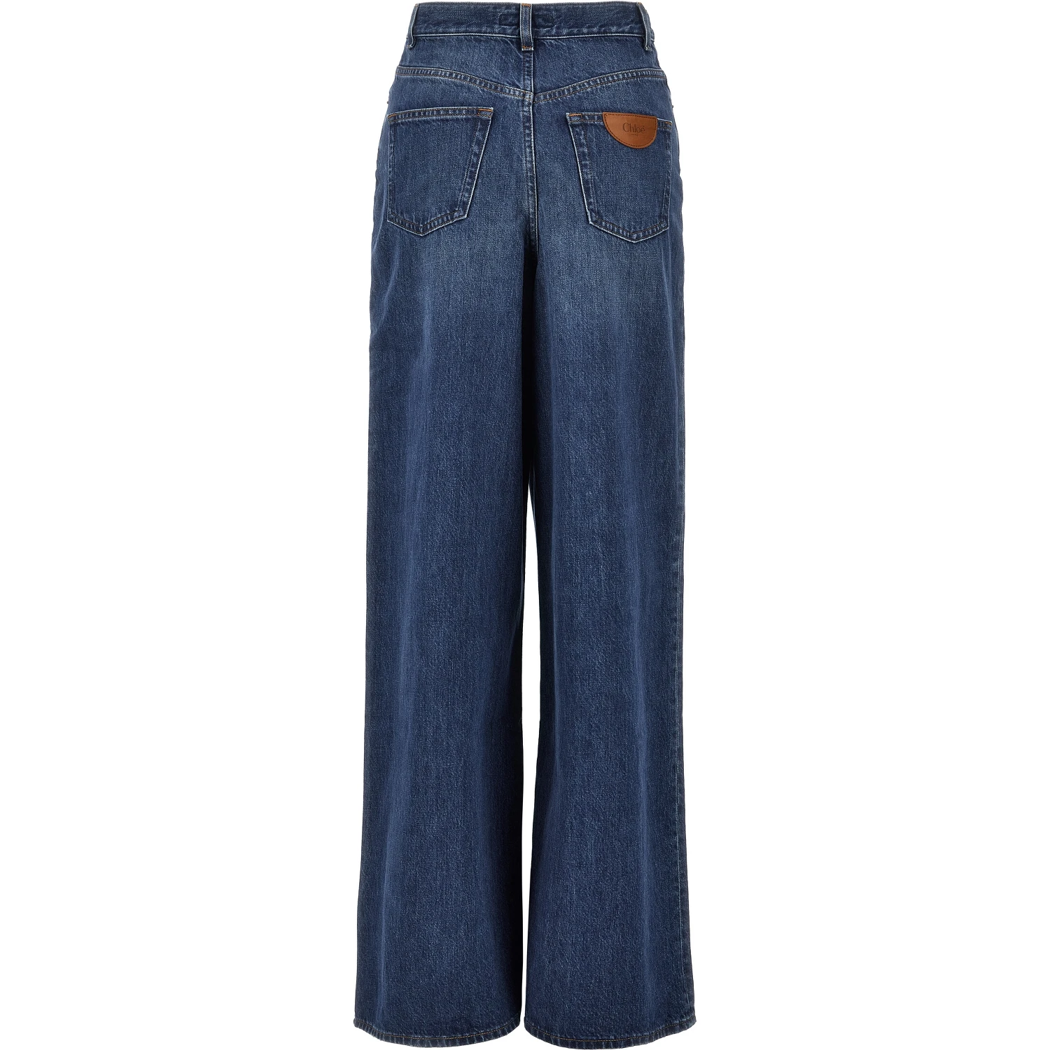 Blue Cotton Jeans Denim