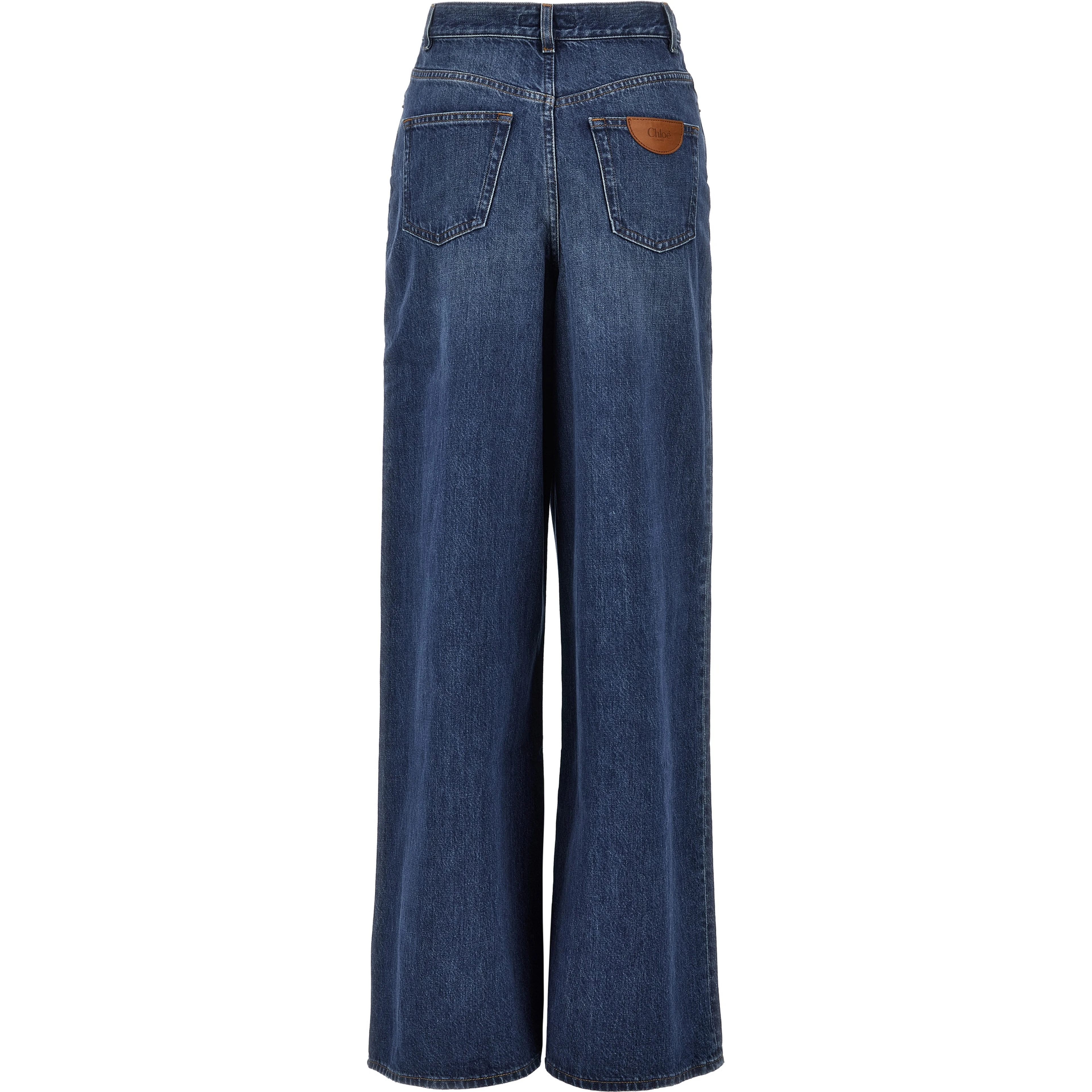 Blue Cotton Jeans Denim