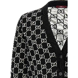 Bicolor Wool Cardigan