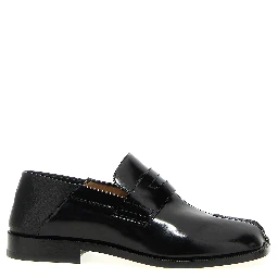 Black Calfskin Slip-On Loafers