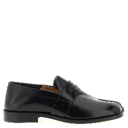 Black Calfskin Slip-On Loafers