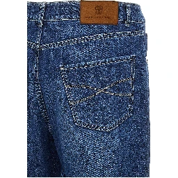 Blue Cotton Relaxed Fit Jeans