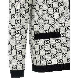 Bicolor Wool Cardigan