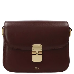 Bordeaux Cowhide Crossbody Bag