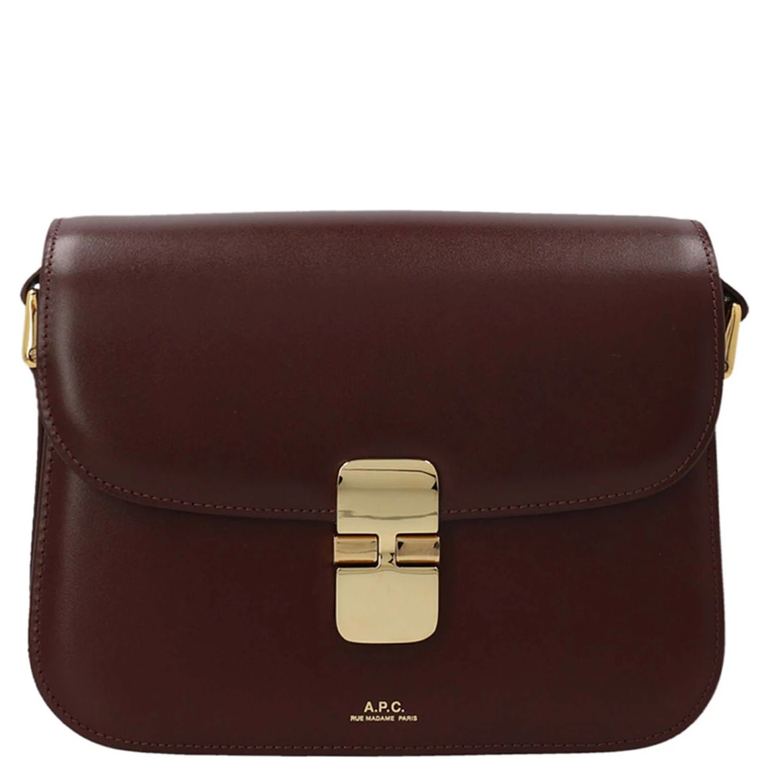 Bordeaux Cowhide Crossbody Bag