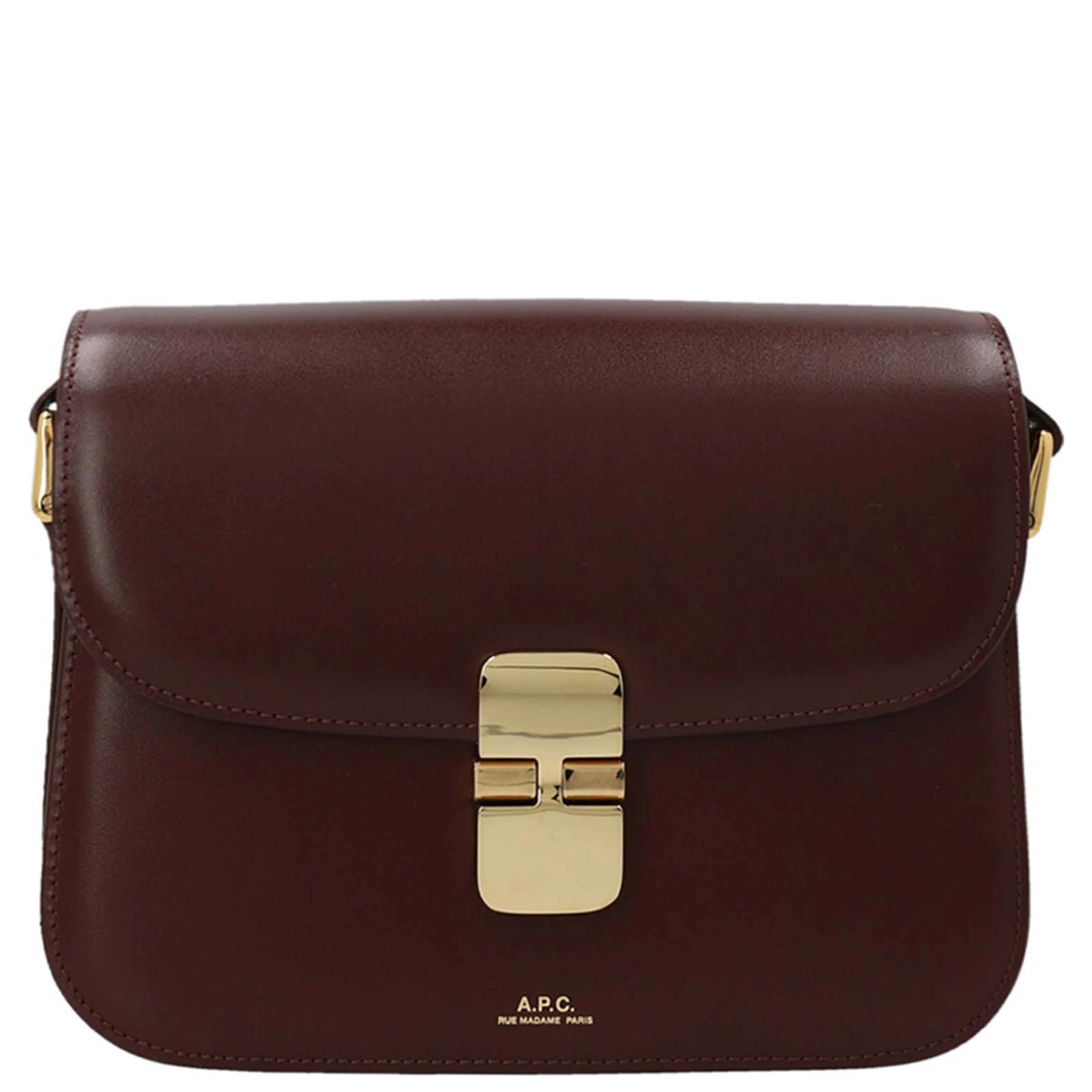 Bordeaux Cowhide Crossbody Bag