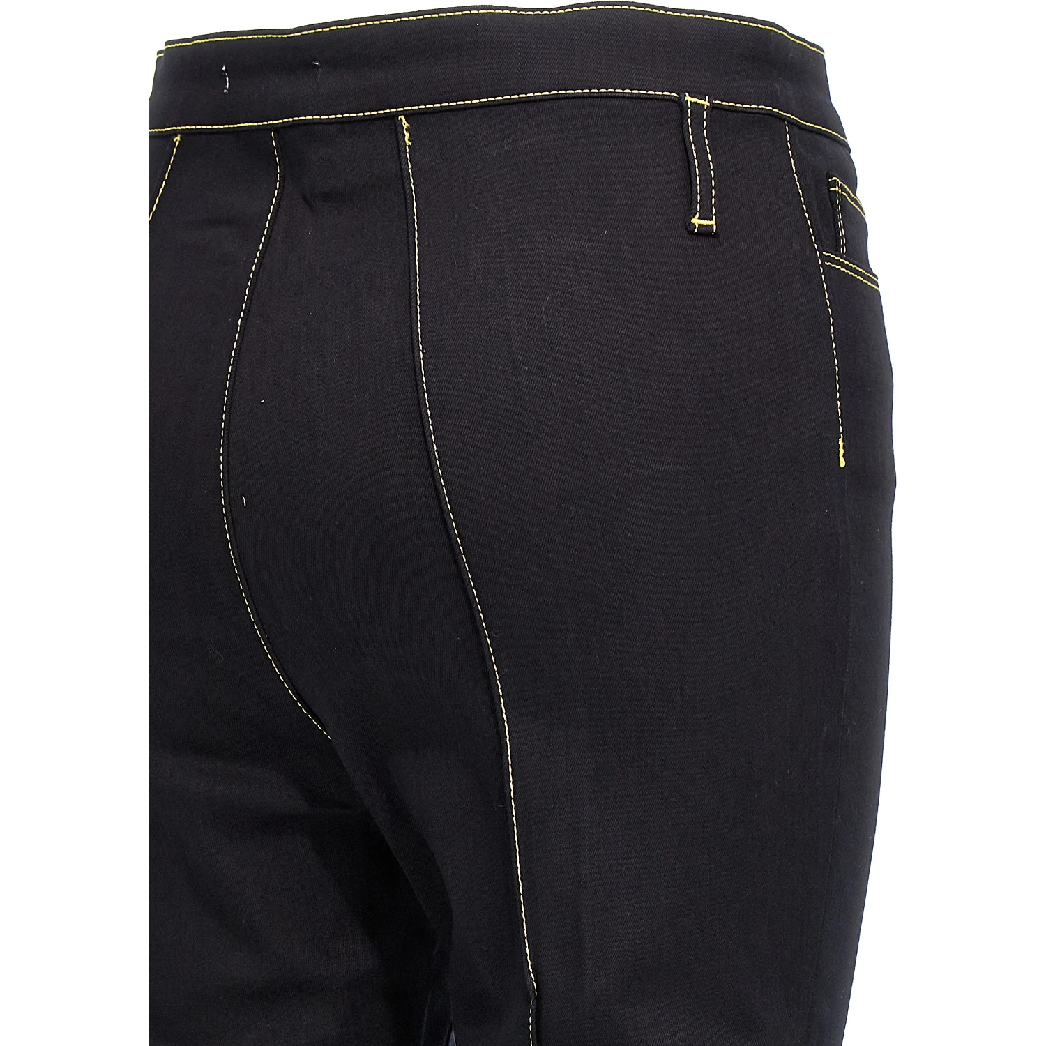 Black Cotton Slim Fit Jeans