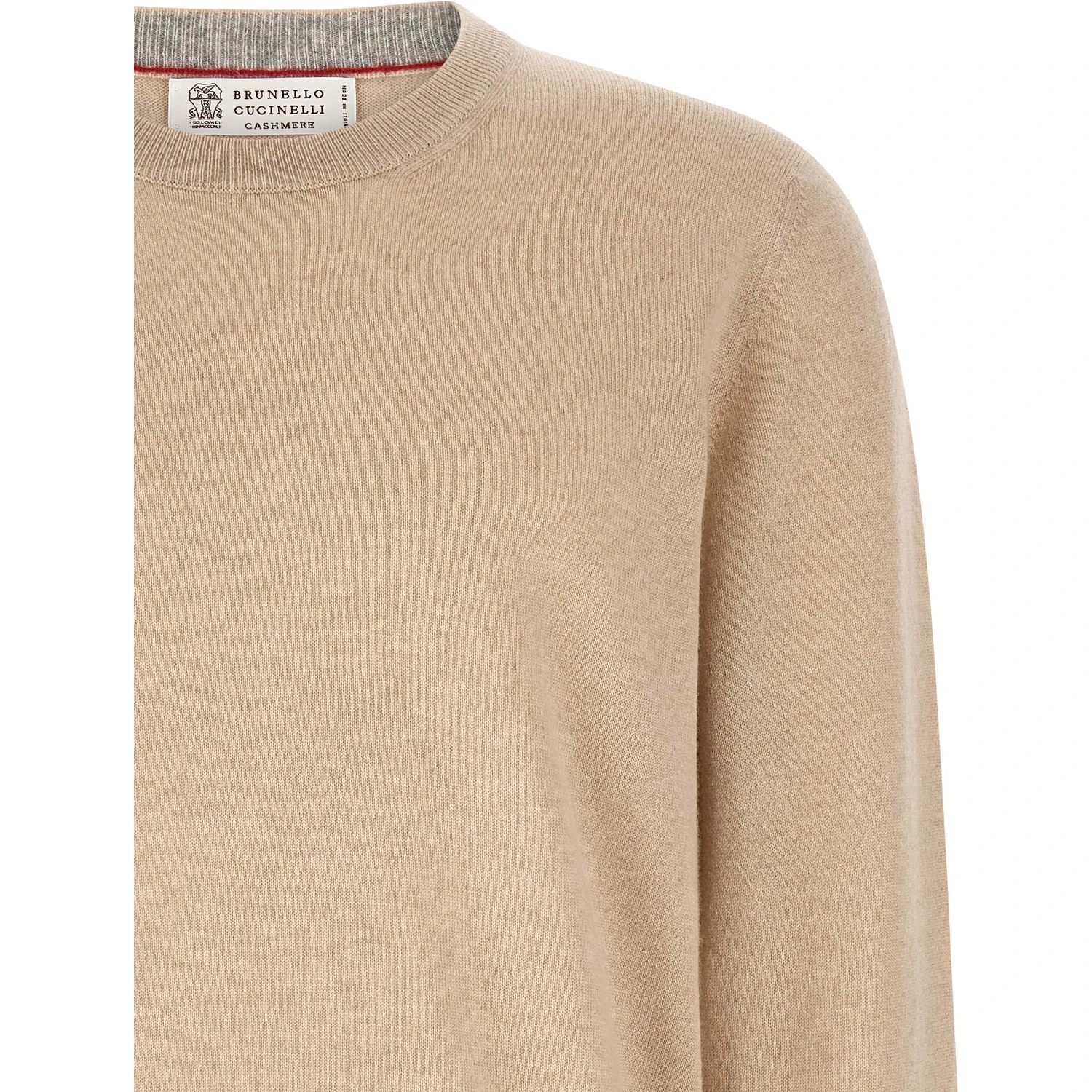 Beige Cashmere Cardigan