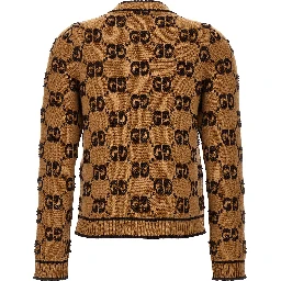 Beige Wool Cardigan