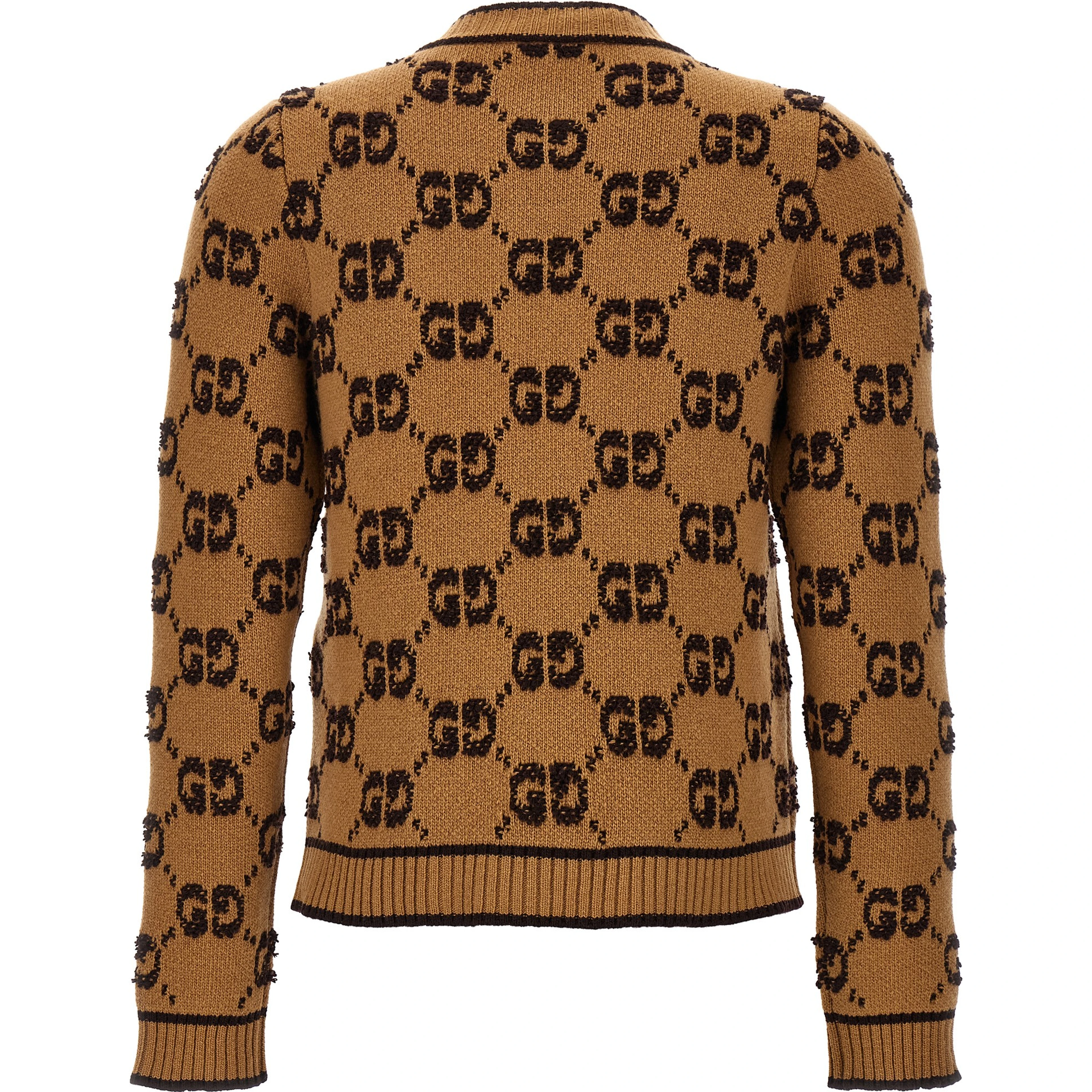 Beige Wool Cardigan