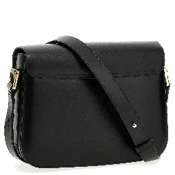 Black Cowhide Crossbody Bag
