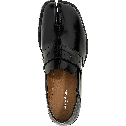 Black Calfskin Slip-On Loafers