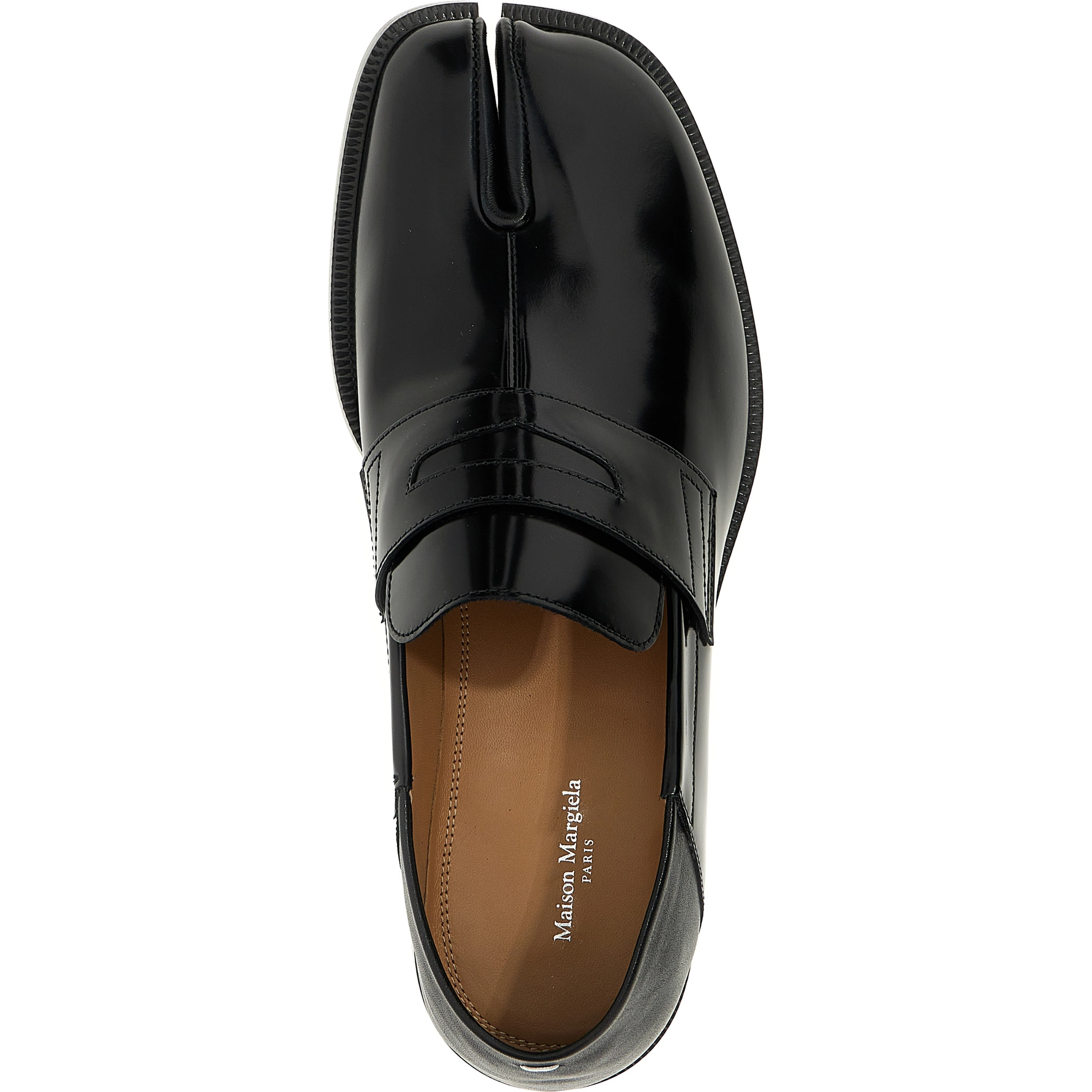 Black Calfskin Slip-On Loafers